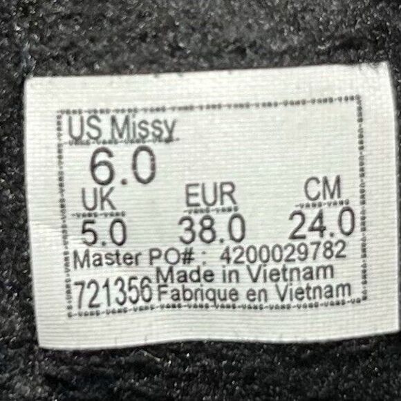 Vans Filmore Hi Vangaurd Missy Youth Size 6 Cheetah Black Skate Shoes Used - Picture 11 of 11